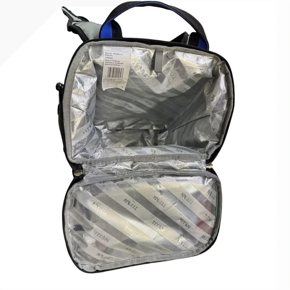 Titan by Arctic Zone Deep Freeze Backpack Cooler and Expandable Lunch Pack Set